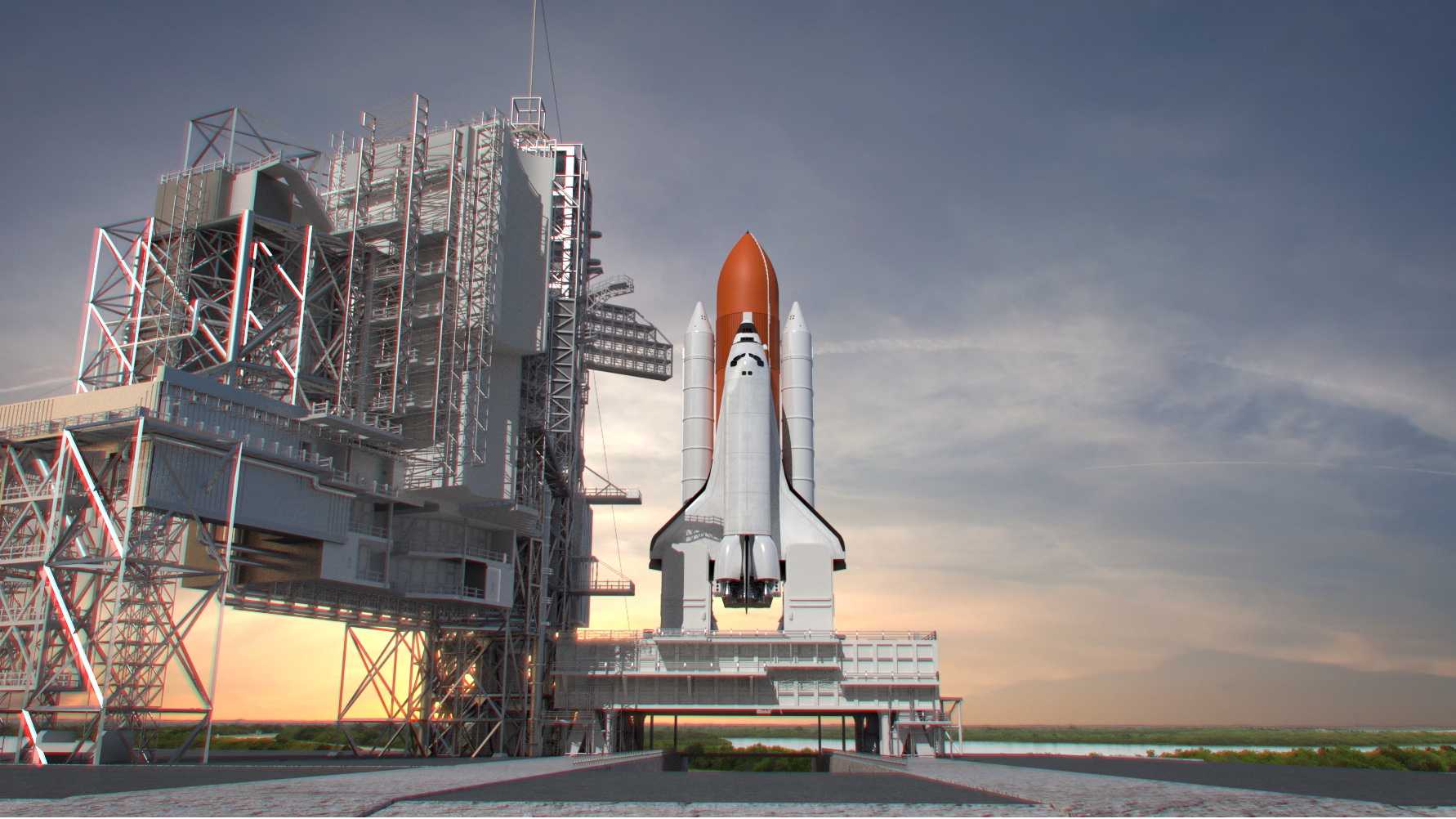 Space Shuttle Launch Animation - DEFINITIVEFX