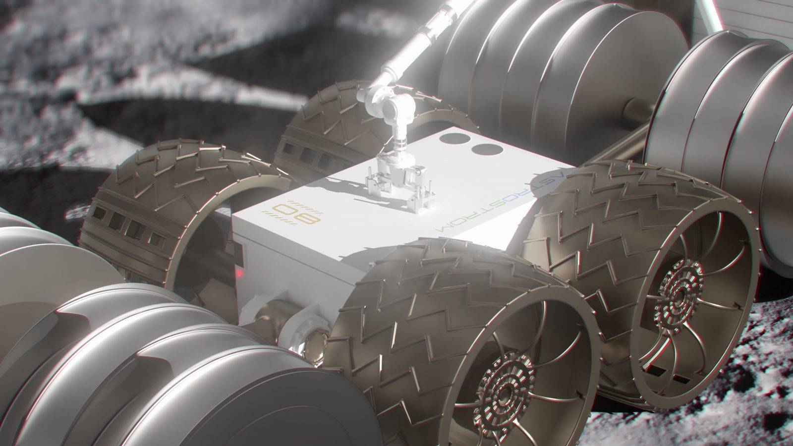 SpaceX Heavy Rocket Moon Base Concept